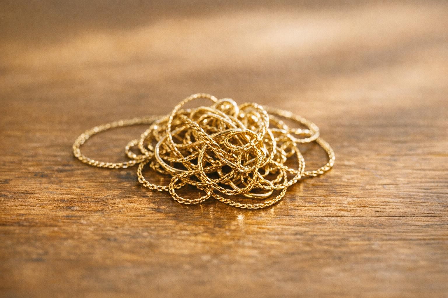 découvrez la signification spirituelle du collier qui s'emmêle et ce que ce phénomène symbolise dans votre vie intérieure et votre cheminement personnel.